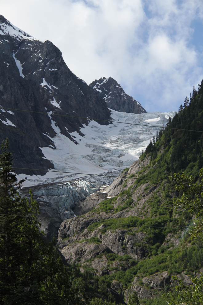 Unnamed glacier along BC's Glacier Highway