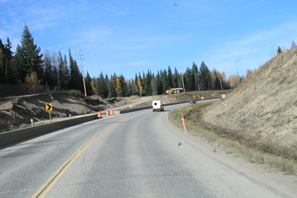 Construction on Highway 97, Cariboo Connector Program