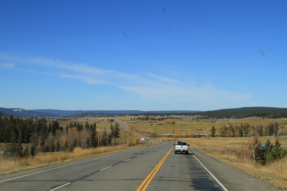BC Highway 97 just north of 100 Mile House