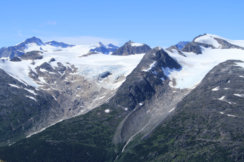 Glaciers in the Taiya River valley, Alaska