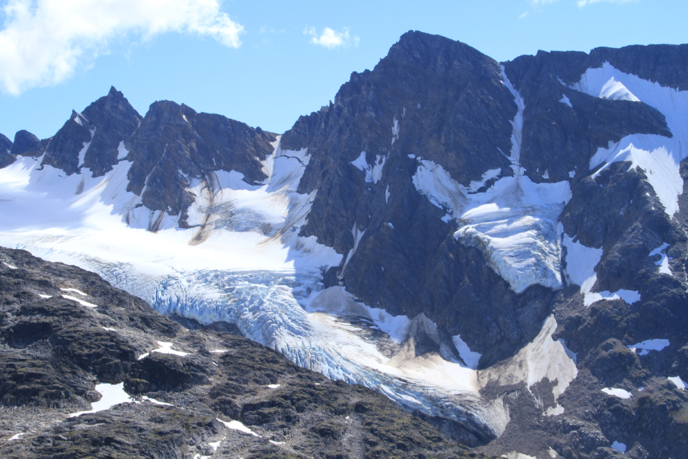 Glaciers along the BC / Alaska border