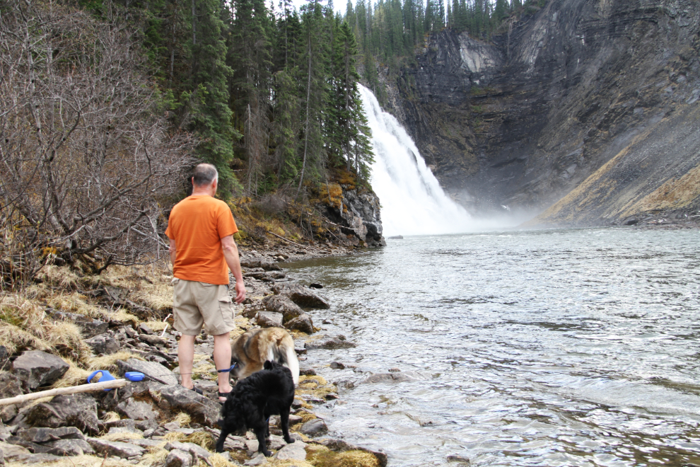 Kinuseo Falls in Monkman Provincial Park, BC