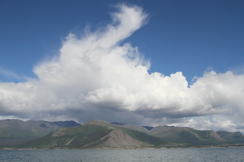 Thunderstorm on Kluane Lake, Yukon