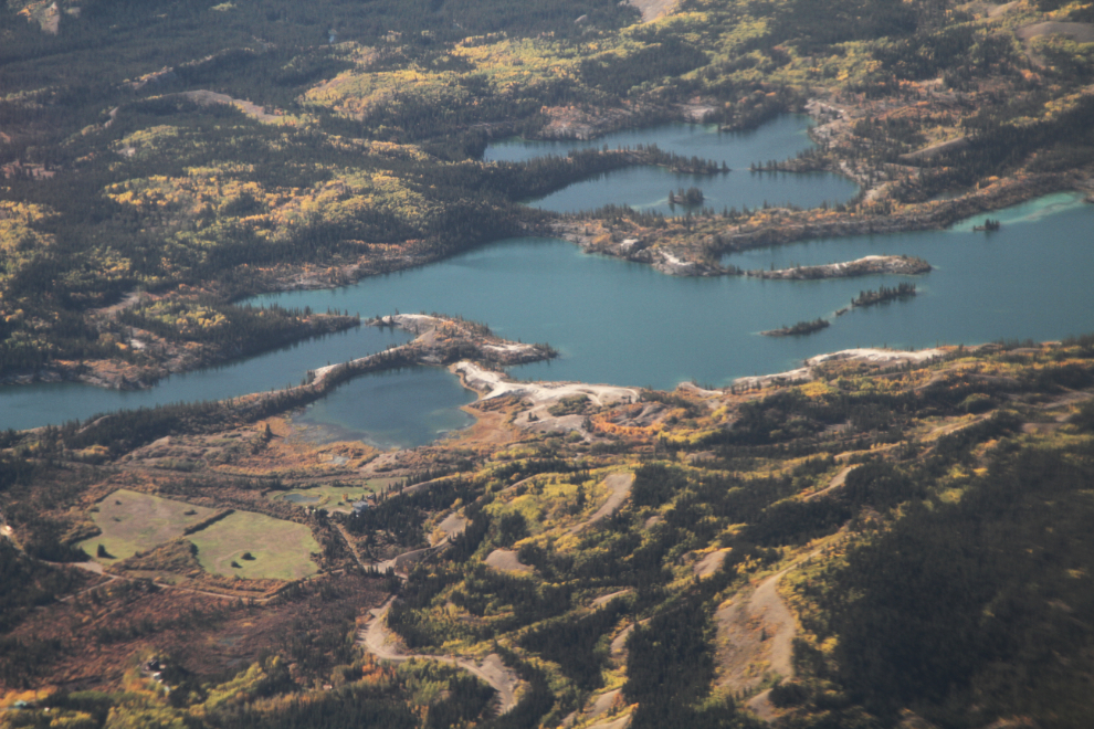 Lewis Lake, Yukon, aerial