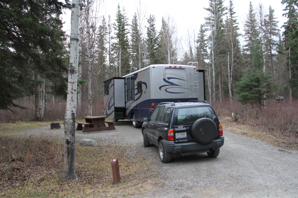 Liard River Hotsprings Provincial Park Campground