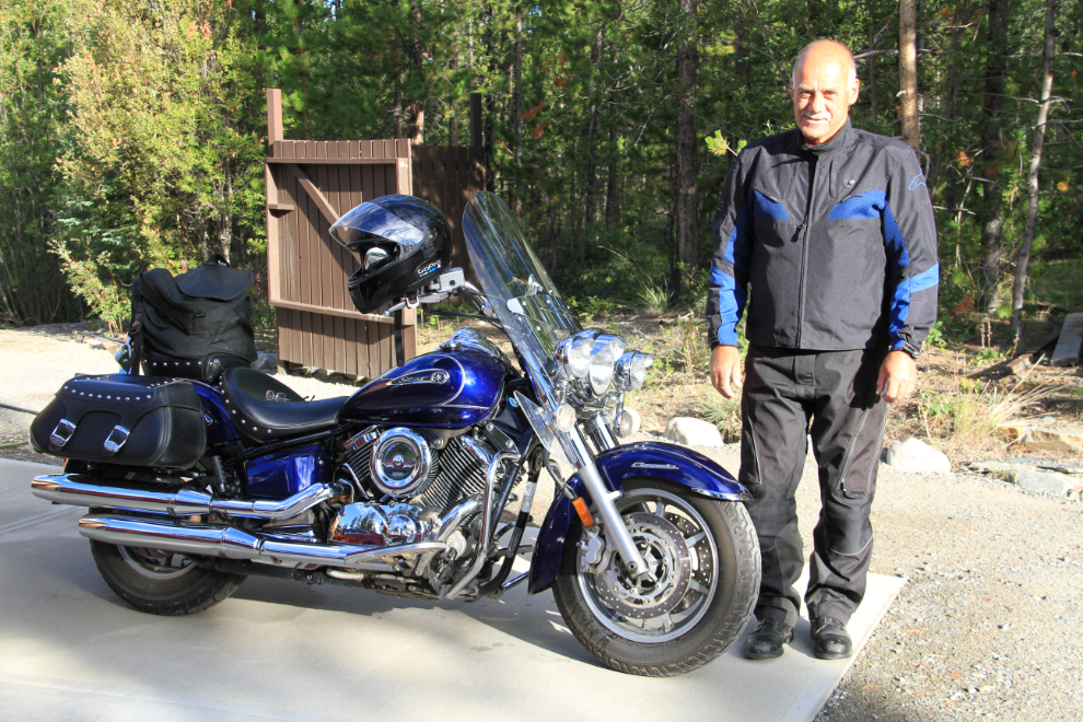 Murray Lundberg with his Vstar 1100 Classic