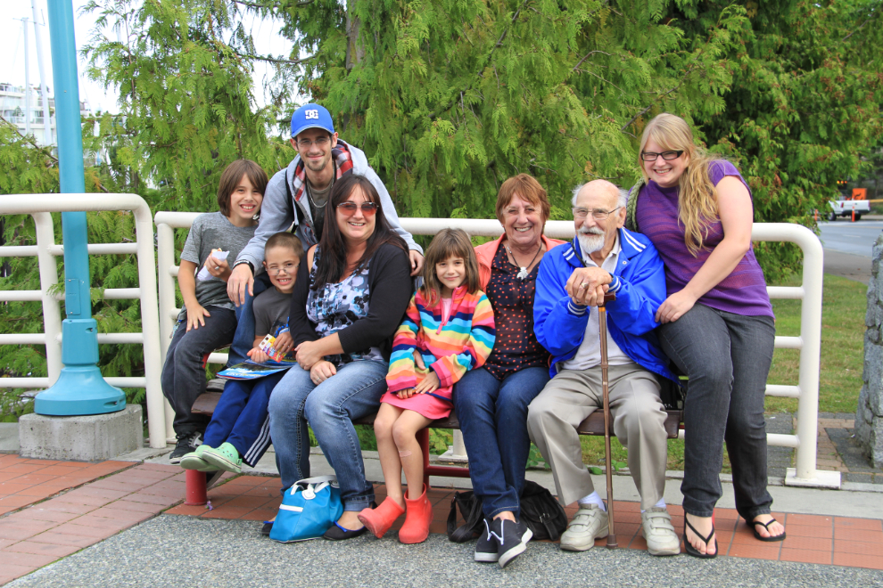 My Dad with a few family members in Nanaimo, BC