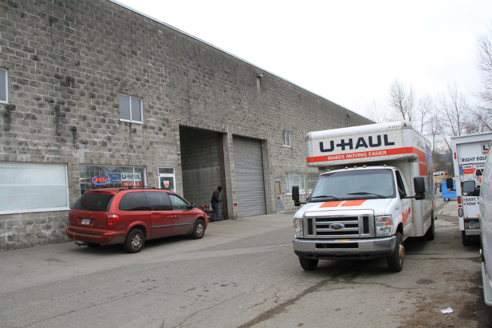 U-Haul depot in New Westminster, BC