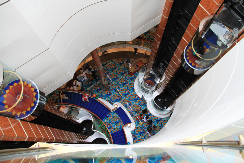 Atrium on the cruise ship Norwegian Sun