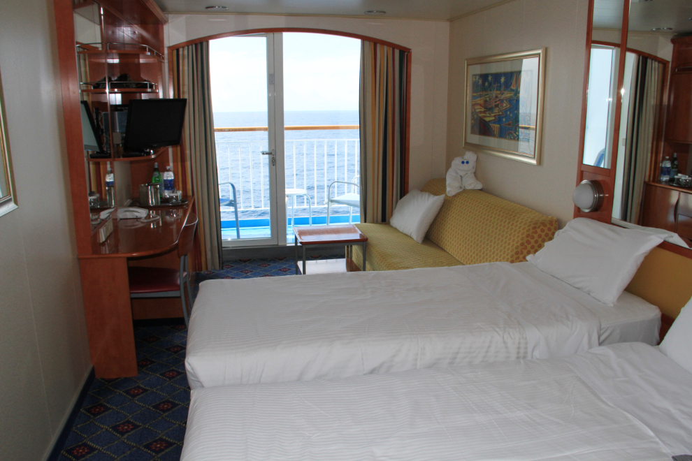 Balcony cabin 9231 on the cruise ship Norwegian Sun