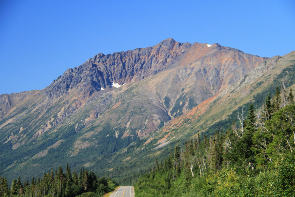 Rugged peak along the South Klondike Highway
