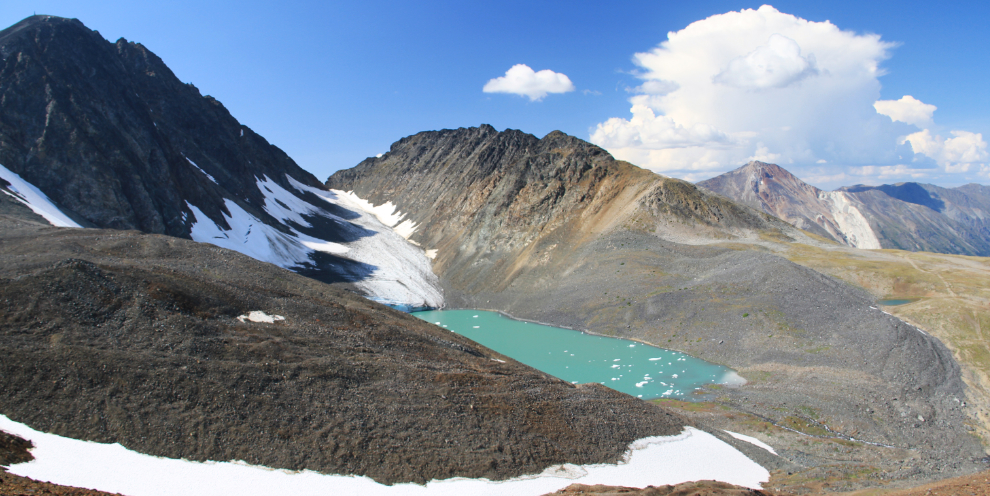 Glacial lake below Paddy Peak, BC