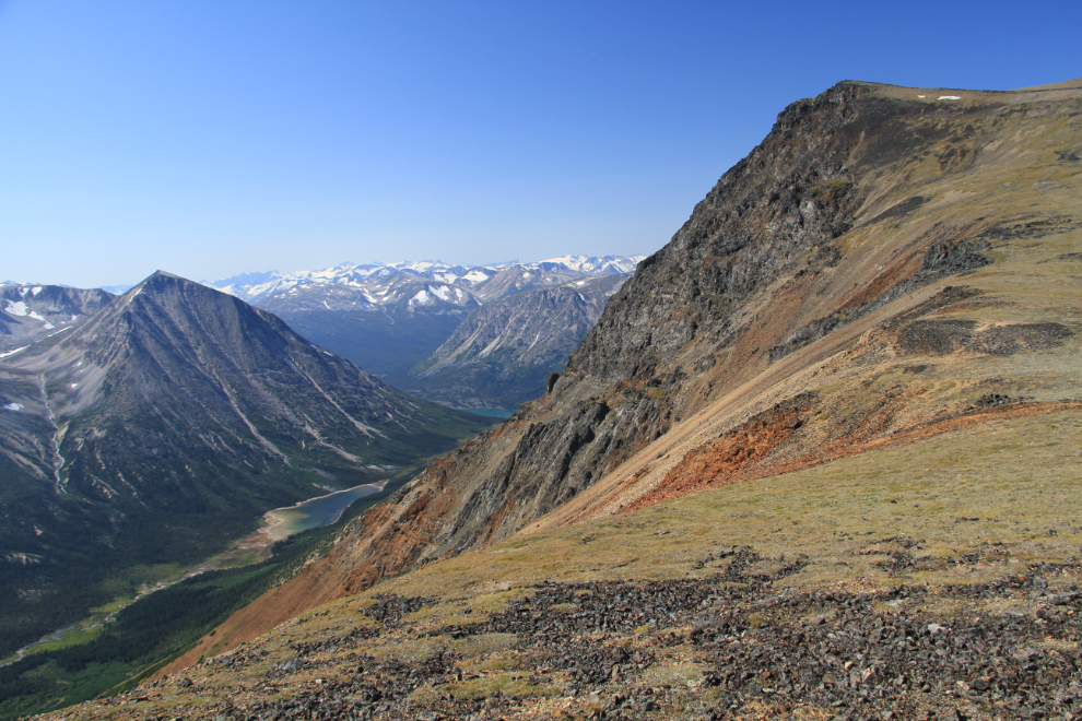 The view from a shoulder of Paddy Peak, BC