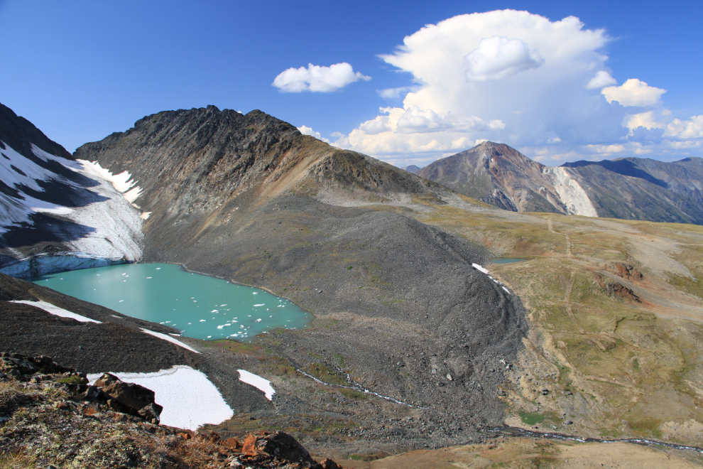 Glacial lake below Paddy Peak, BC