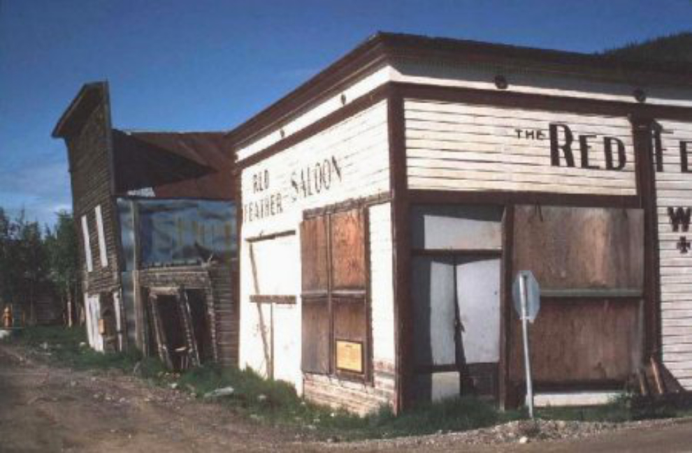 Red Feather Saloon in Dawson City as I saw it for the first time, on June 20, 1985
