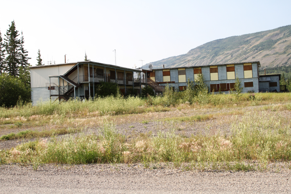 The derelict Welcome Inn hotel in Ross River, Yukon