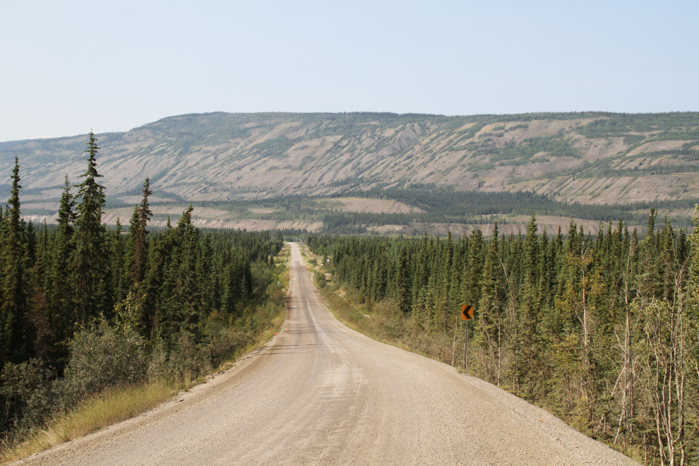 The access road to Ross River, Yukon
