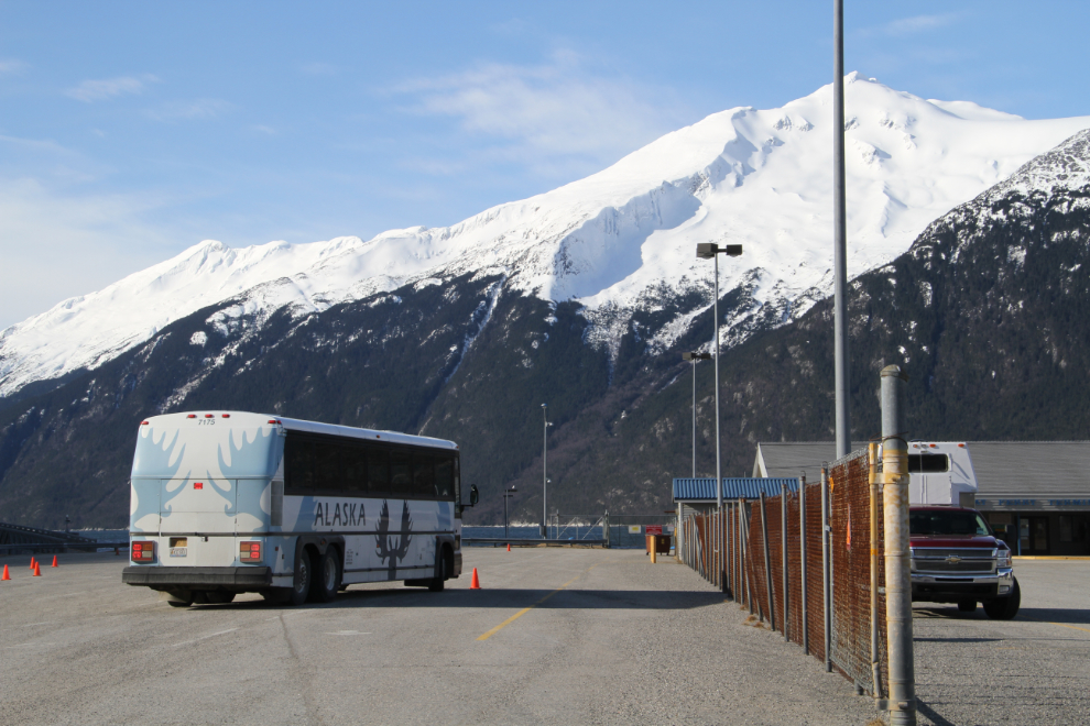 Bus training in Skagway, Alaska