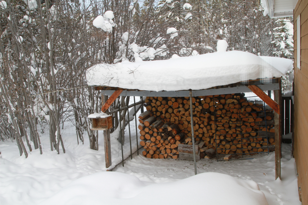 Deep snow and dwindling firewood supply