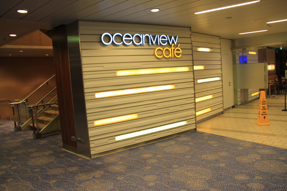 Oceanview Cafe on the cruise ship Celebrity Solstice