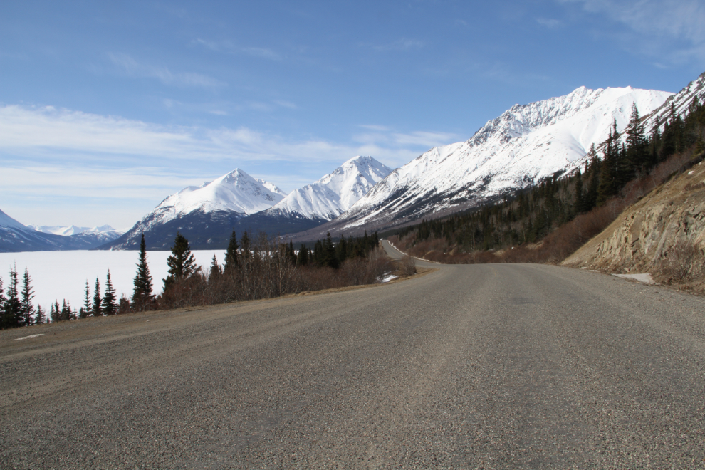 Looking south at Km 70 of the South Klondike Highway