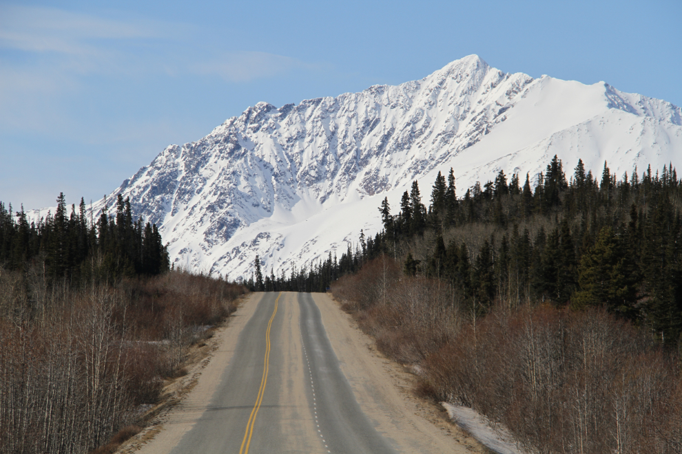 Looking south at Km 75.5 of the South Klondike Highway