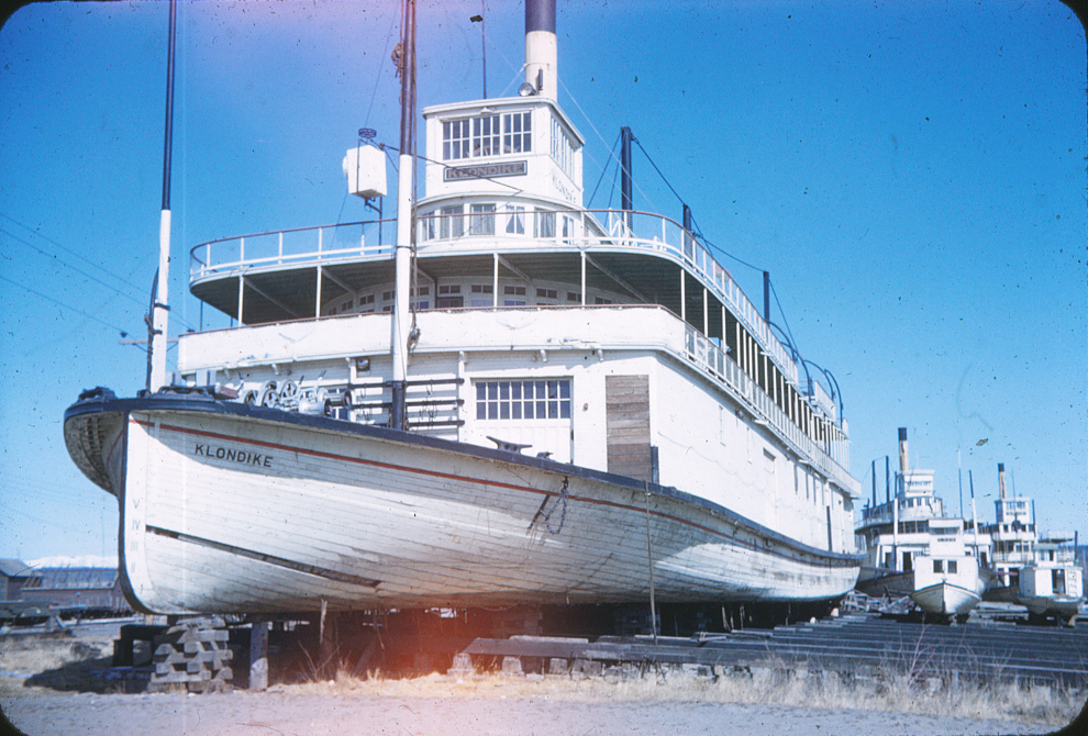 The shipyards of the British Yukon Navigation Company in about 1960