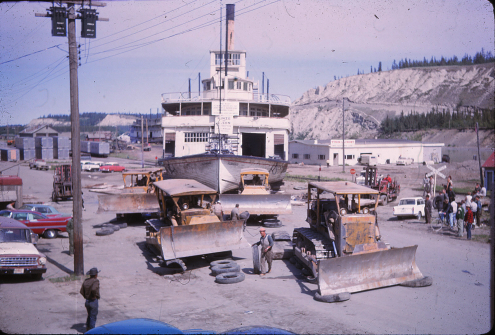 Moving the S.S. Klondike in 1966