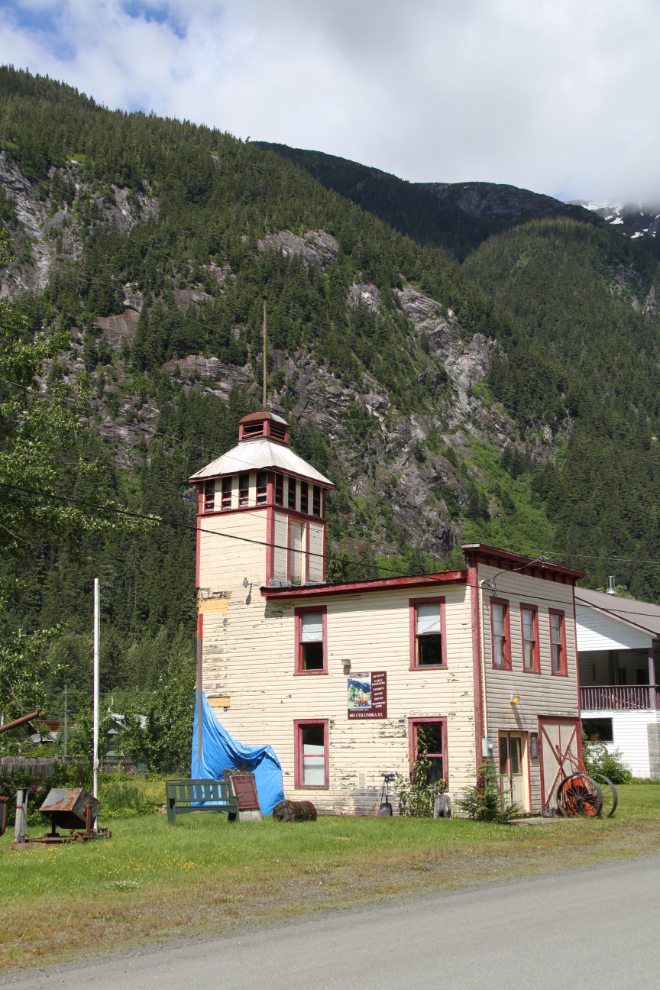 Historic fire hall in Stewart, BC
