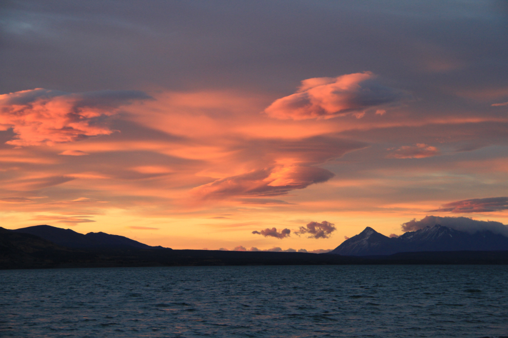 Sunrise over Kluane Lake, Yukon