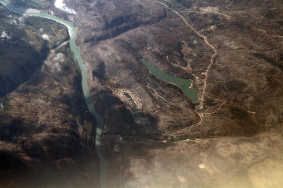 Telegraph Creek, BC, aerial