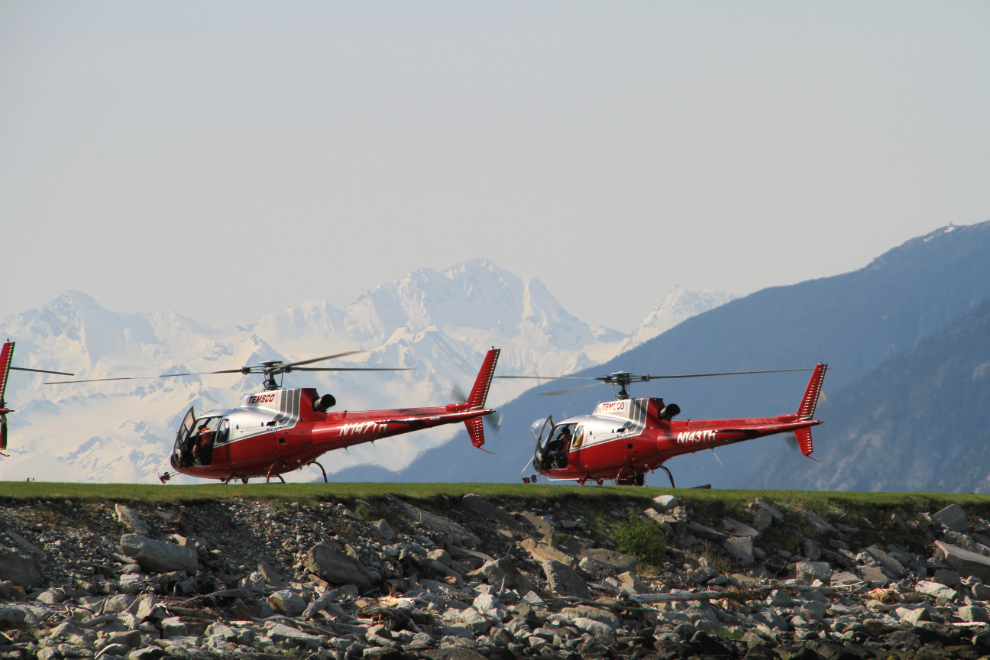 Temsco helicopters at Skagway, Alaska