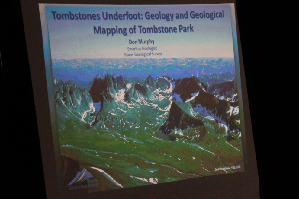 Powerpoint presentation by Don Murphy, Geology Emeritus at Yukon Geological Survey