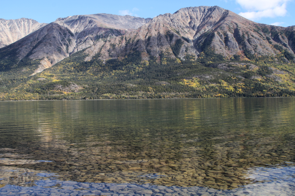 Fall colours, bridges, and wildfire along the South Klondike Highway ...