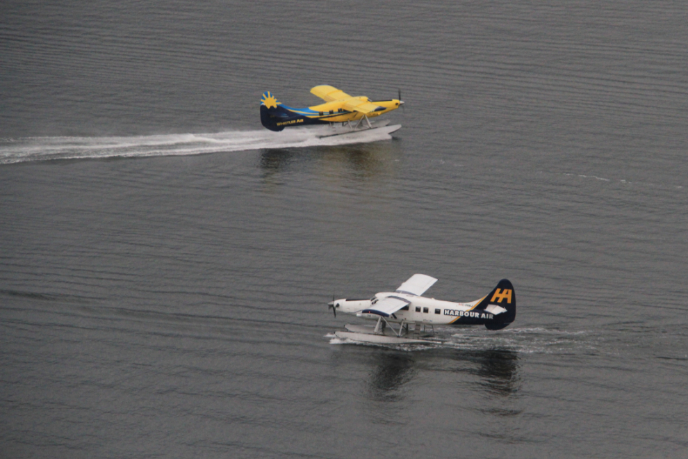 Float planes in Vancouver Harbour