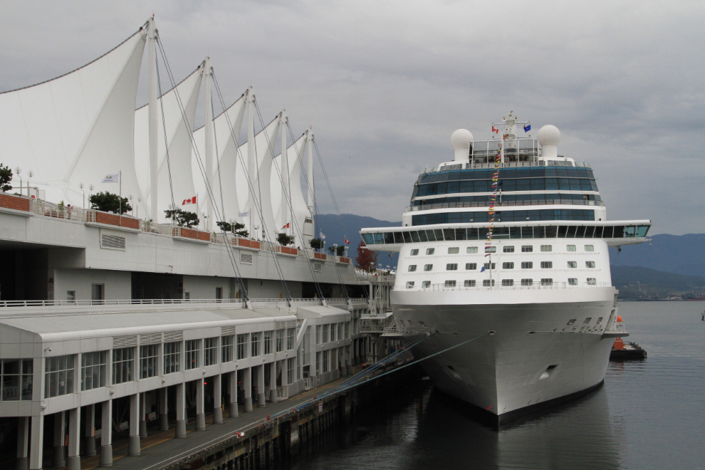 The Celebrity Solstice at Canada Place