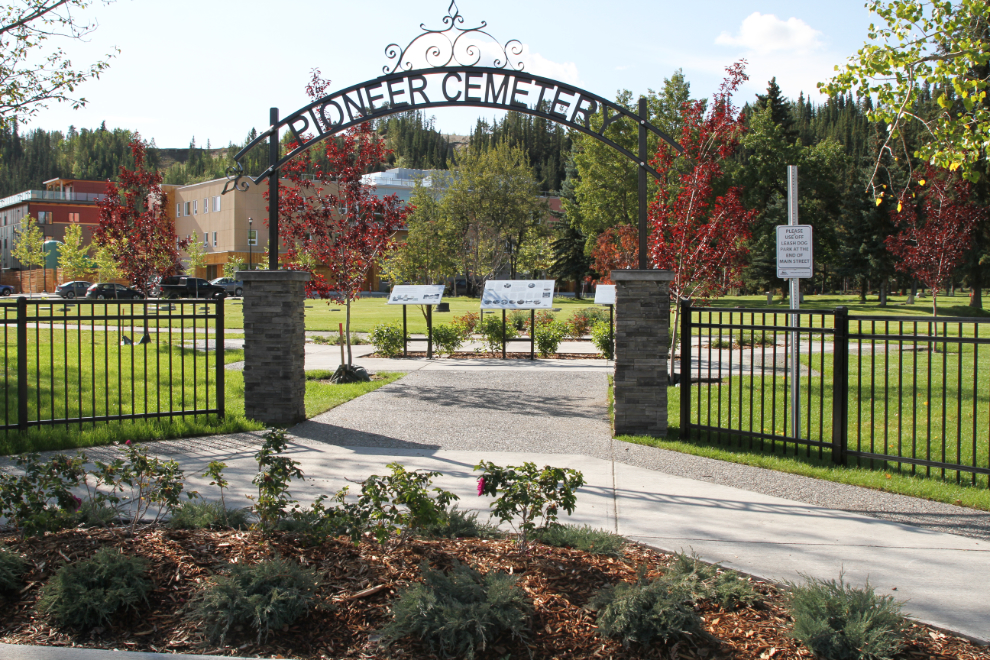 Pioneer Cemetery in Whitehorse, Yukon - the new entrance