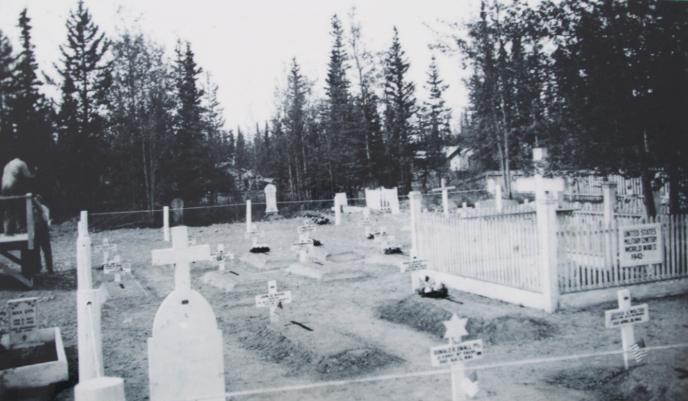 United States Military Cemetery in Whitehorse, Yukon Territory, 1944
