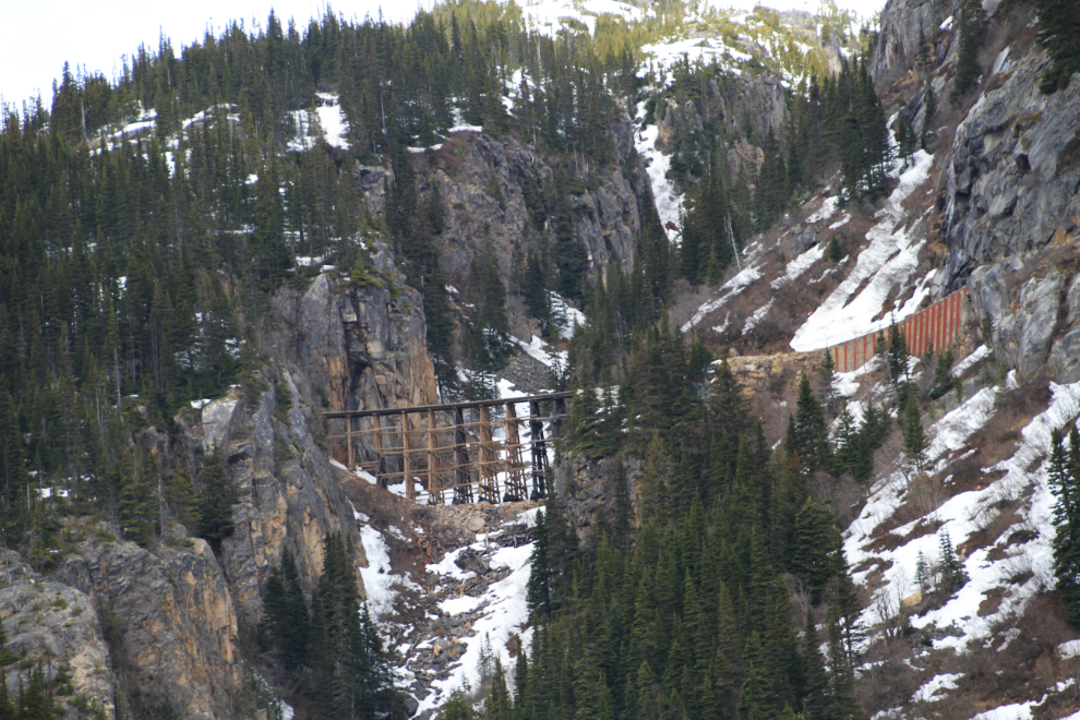 Tunnel Mountain on the White Pass & Yukon rail line