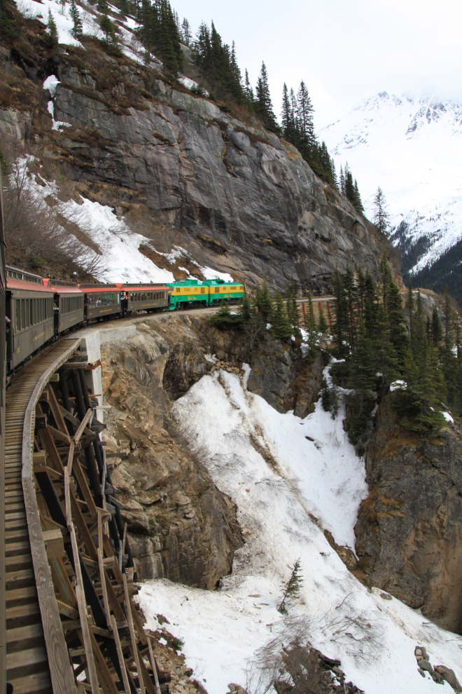 The view from Tunnel Mountain on the WP&YR