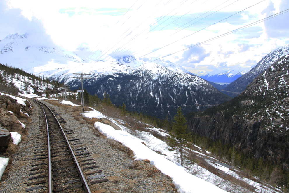 Inspiration Point at Mile 16.9 above Skagway, Alaska