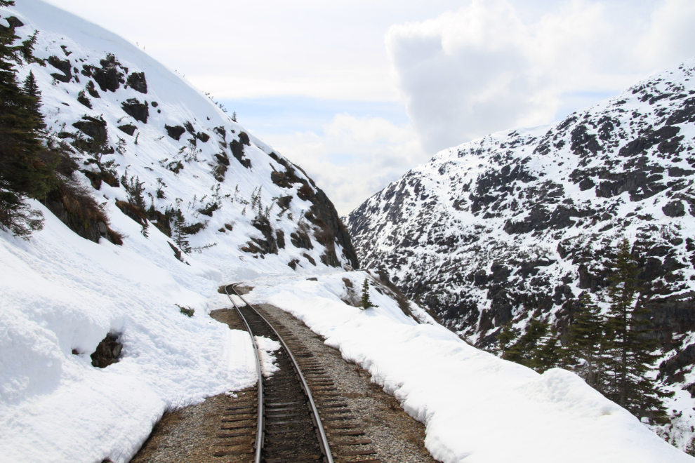 MP 17.6 was the site of the Hannan Snow Shed