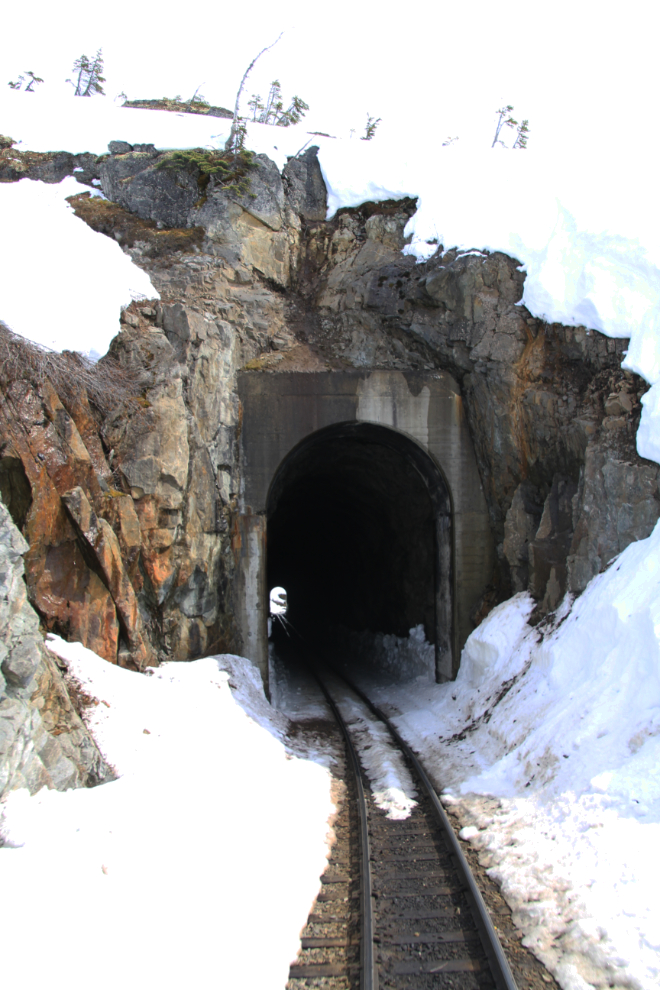 A tunnel on the White Pass rail line