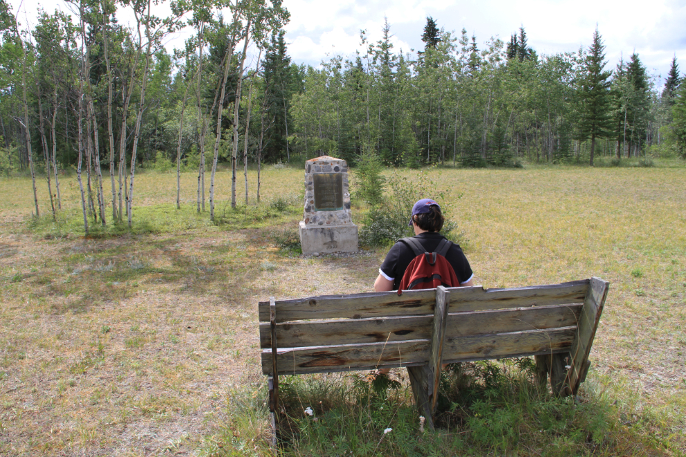 Yukon Field Force monument, Fort Selkirk, Yukon