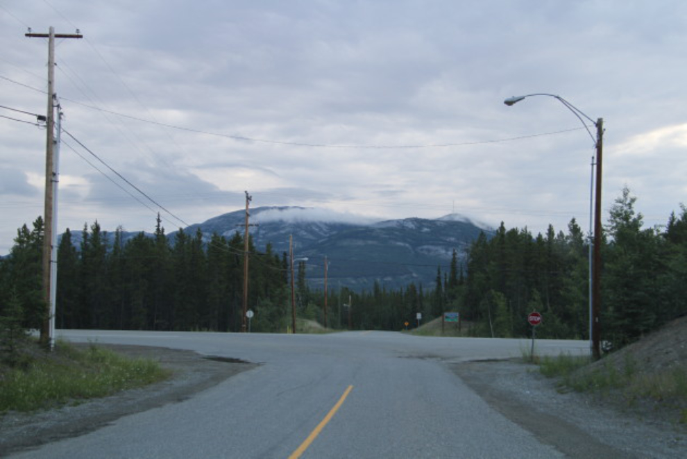 Fireweed Drive and the Alaska Highway, south of Whitehorse