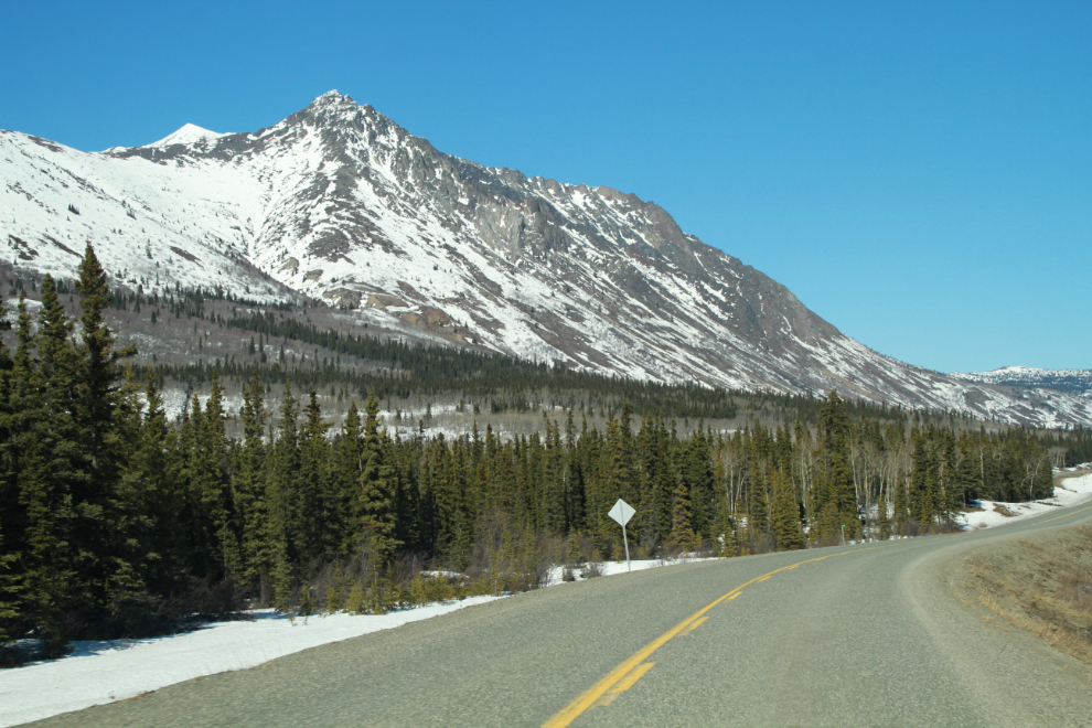 Eastbound on the Tagish Road at Km 52