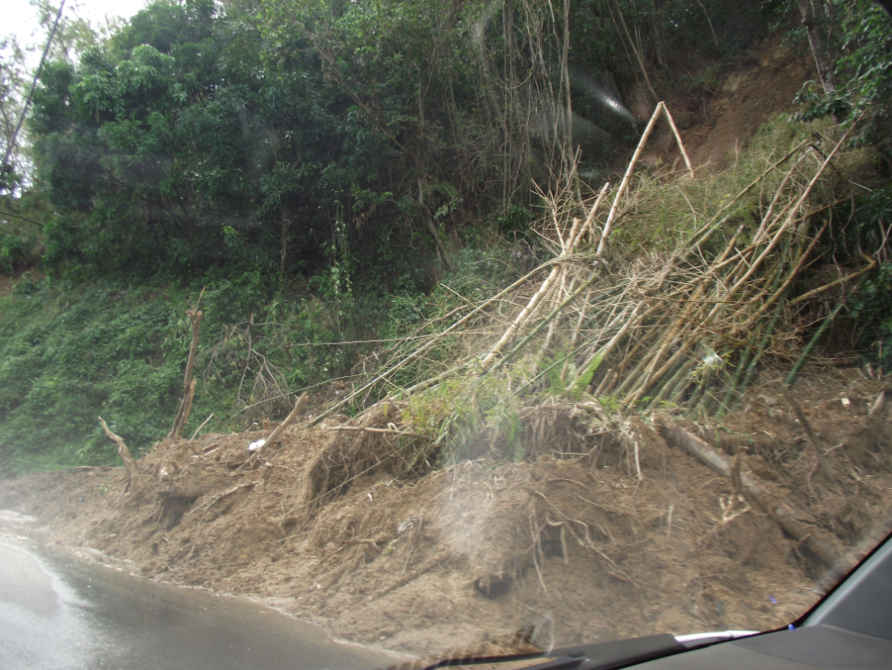 Mudslide, St. Lucia