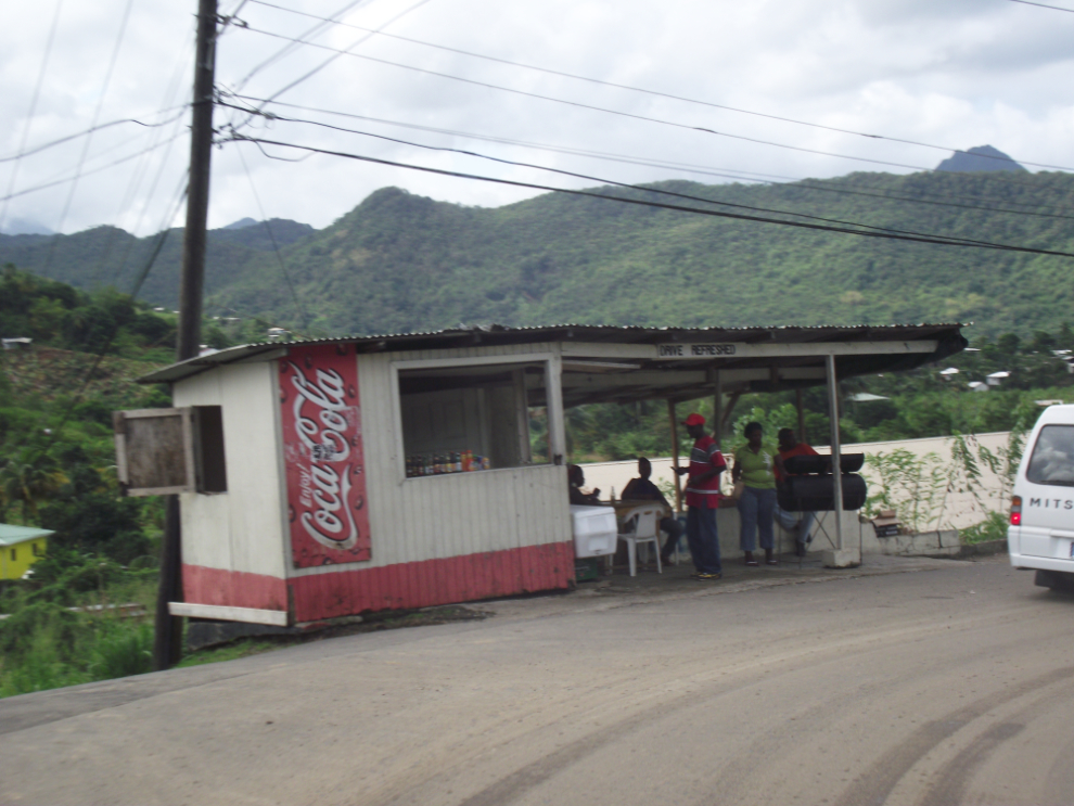 Roadside cafe/bar, St. Lucia