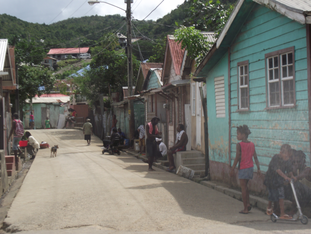 Traditional fishing village, St. Lucia