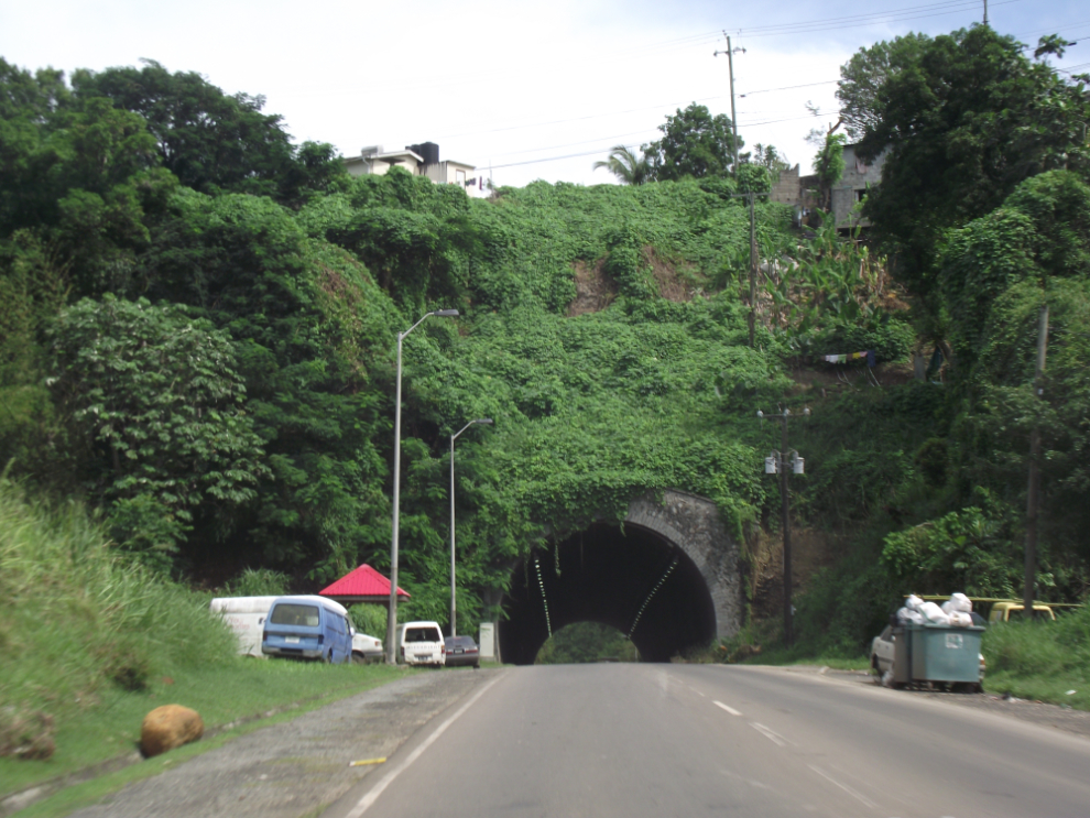 Road tunnel, St. Lucia